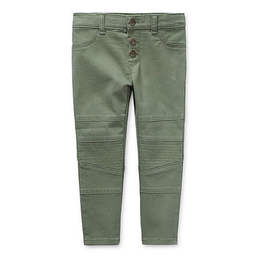Okie Dokie Toddler Girls Slim Moto Jeans